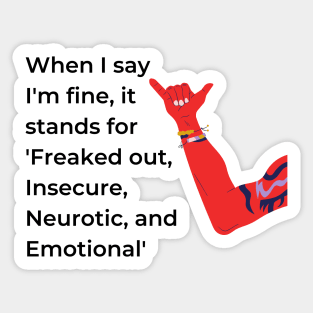 Funny Introvert Quote Sticker